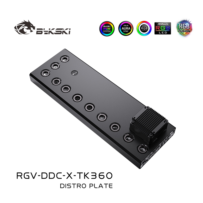 Distro Plate Ddc Pump Combo - Bykski 아크릴 분배 플레이트/보드, PC 쿨러