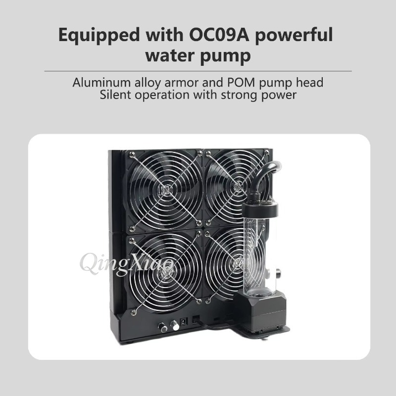 4팬 라디에이터 펌프 및 물탱크 통합형 외부 냉각 키트 - External Radiator Water Cooling Kit 리뷰 및 가격